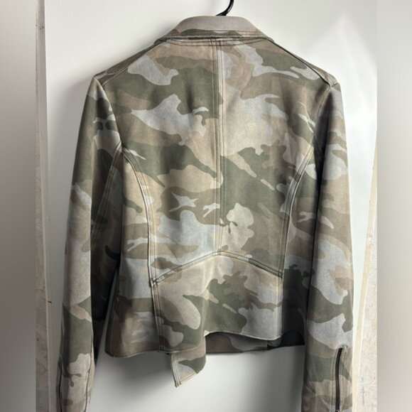 Marrakech camo print moto jacket sz M - Picture 3 of 5